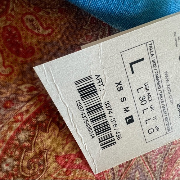 NWT Zara Limited Edition Linen Blend Halter Maxi Dress - Picture 7 of 9